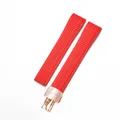 Bracelet caoutchouc 19 à 21 mm pour Patek Philippe – Band Color Red-rosegold