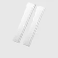 Bracelet caoutchouc 19 à 21 mm pour Patek Philippe – Band Color white-No buckle