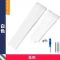 Bracelet caoutchouc 20 à 21 mm pour Rolex – Couleur du bracelet white no clasp