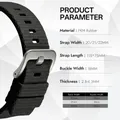 Bracelet caoutchouc 20 à 22 mm à libération rapide – 3