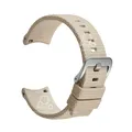 Bracelet caoutchouc 20 à 22 mm à libération rapide – Couleur du bracelet Beige