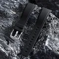 Bracelet caoutchouc 20 à 22 mm à libération rapide – Couleur du bracelet Black