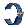 Bracelet caoutchouc 20 à 22 mm à libération rapide – Couleur du bracelet bleu foncé