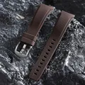 Bracelet caoutchouc 20 à 22 mm à libération rapide – Couleur du bracelet Brown