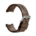 Bracelet caoutchouc 20 à 22 mm à libération rapide – Couleur du bracelet Brun