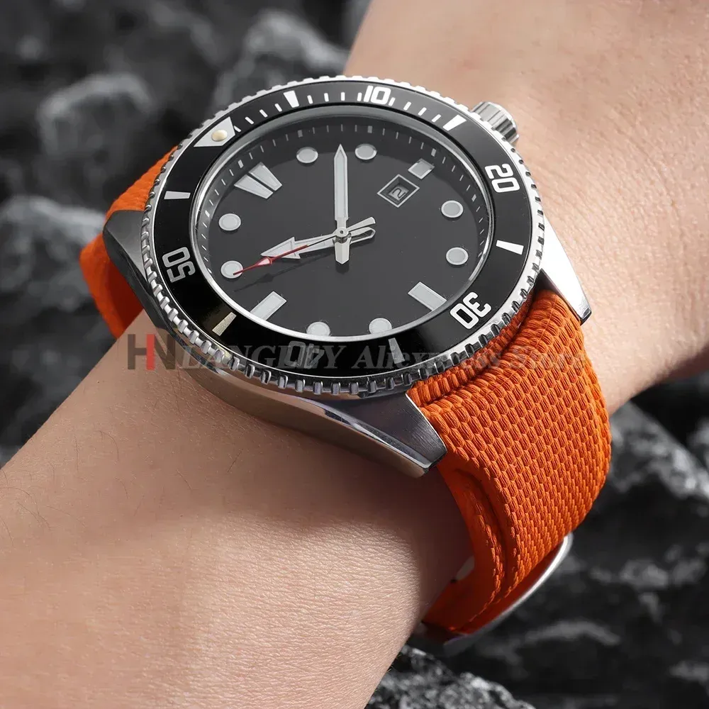 Bracelet caoutchouc 20 à 22 mm à libération rapide