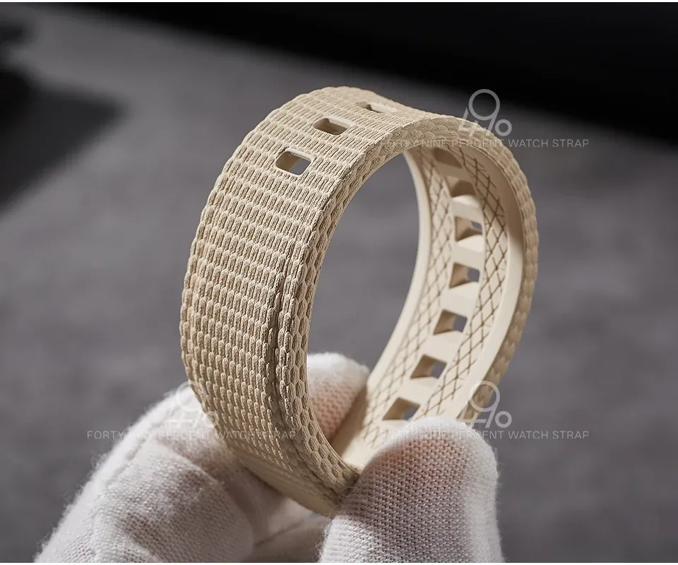 Bracelet caoutchouc 20 à 22 mm à libération rapide