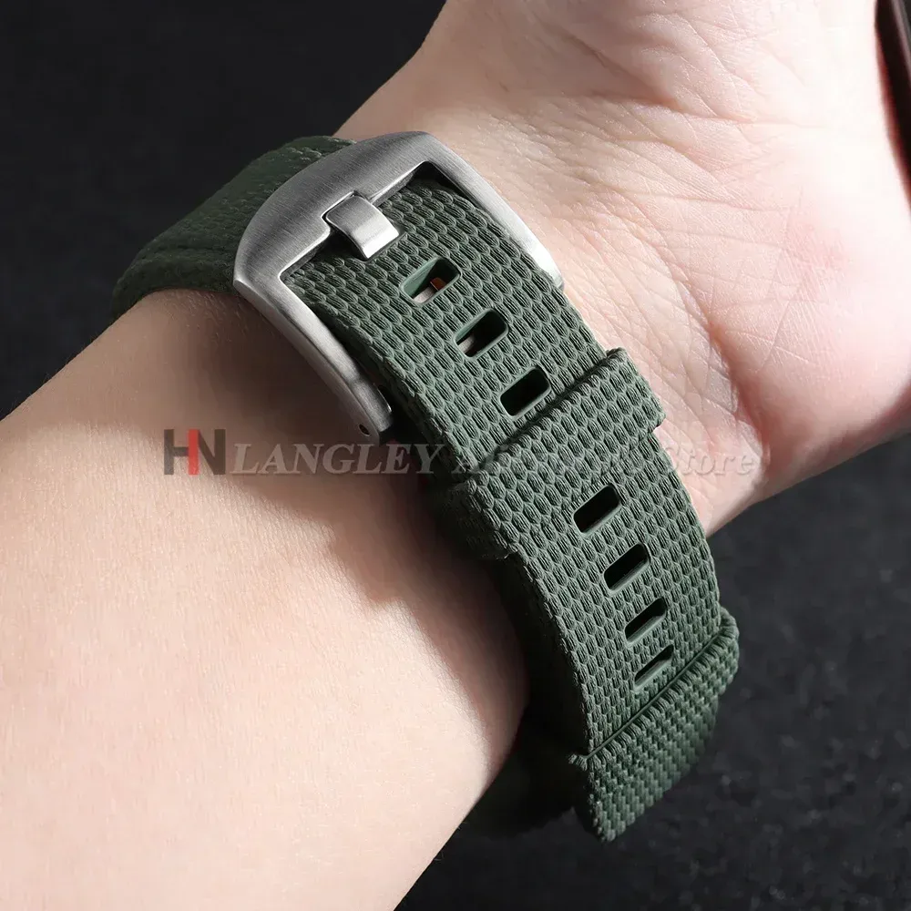 Bracelet caoutchouc 20 à 22 mm à libération rapide