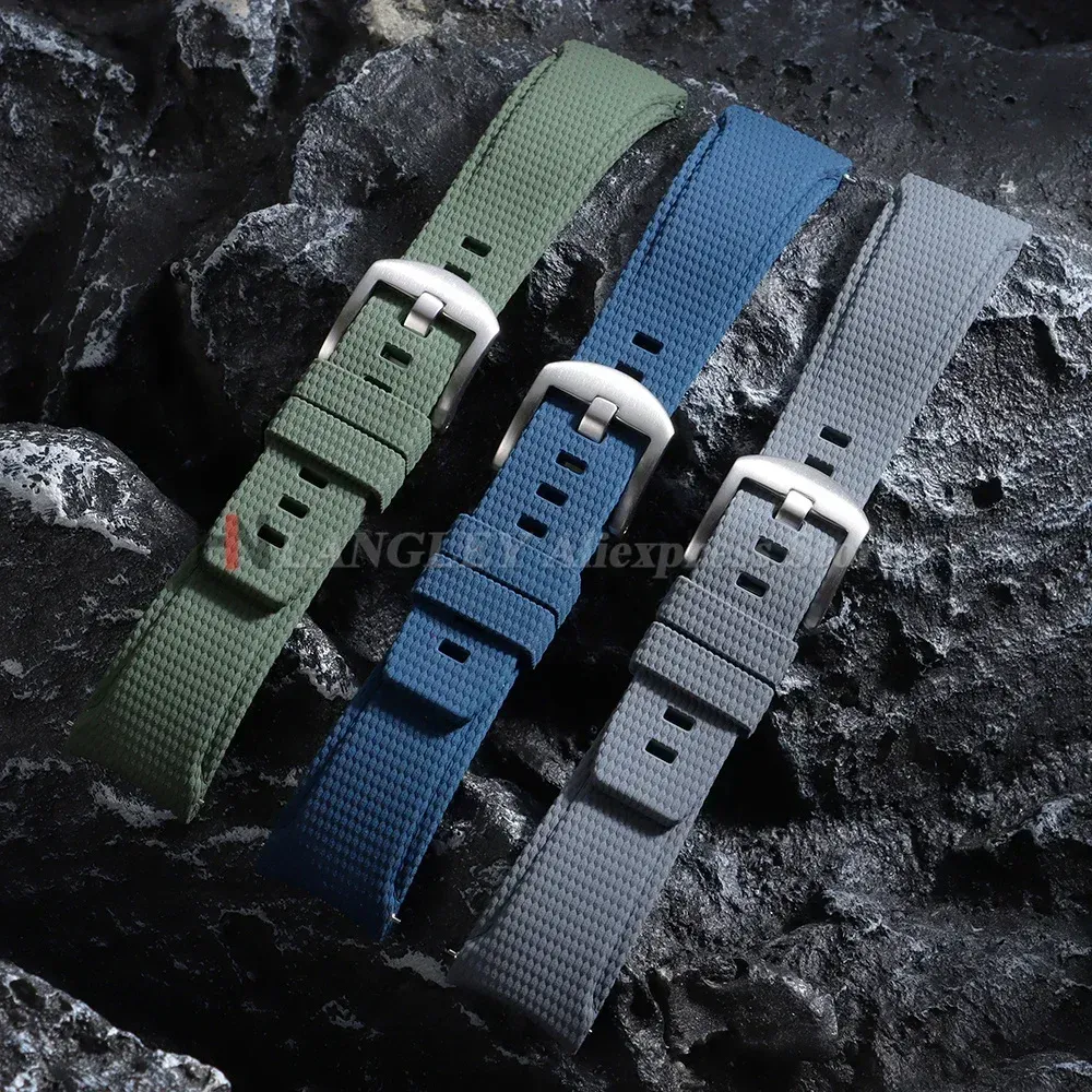 Bracelet caoutchouc 20 à 22 mm à libération rapide