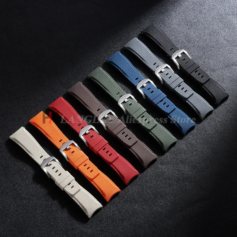 Bracelet caoutchouc 20 à 22 mm à libération rapide
