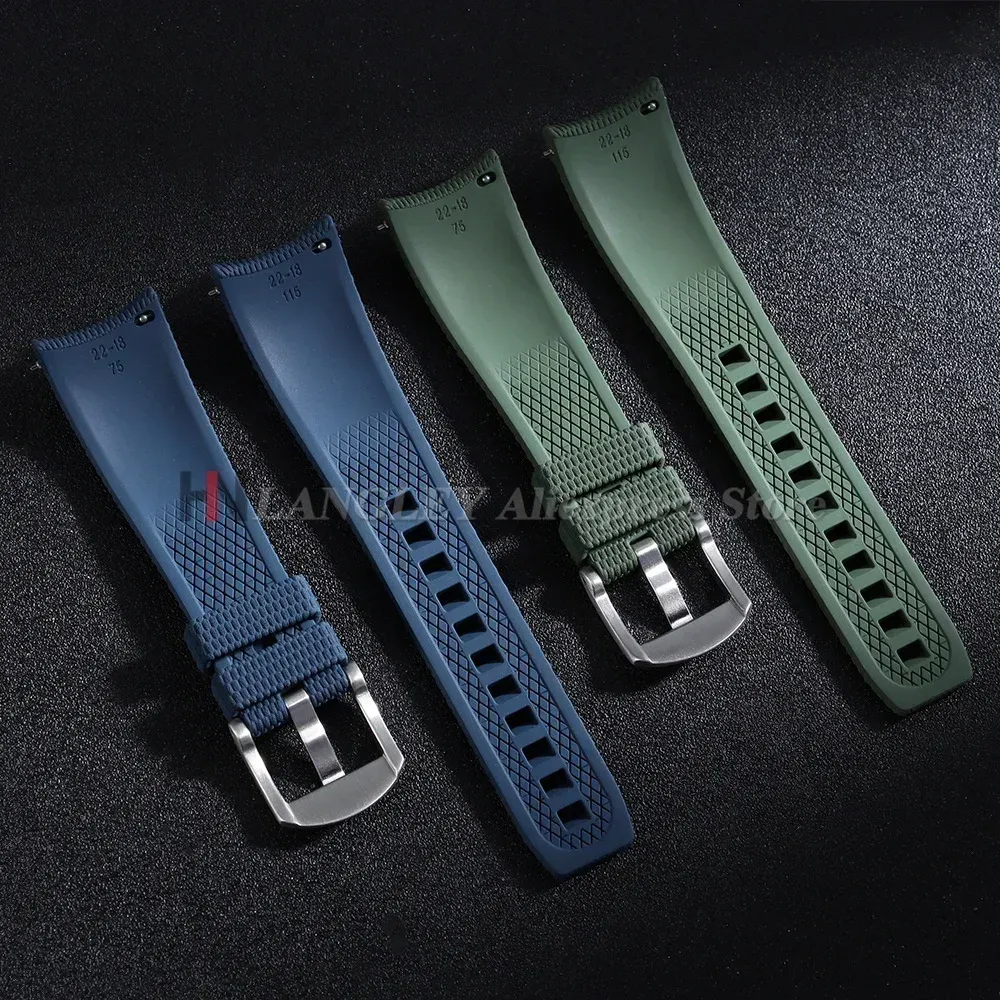 Bracelet caoutchouc 20 à 22 mm à libération rapide