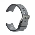 Bracelet caoutchouc 20 à 22 mm à libération rapide – Couleur du bracelet gris