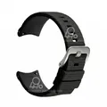 Bracelet caoutchouc 20 à 22 mm à libération rapide – Couleur du bracelet noir