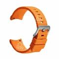 Bracelet caoutchouc 20 à 22 mm à libération rapide – Couleur du bracelet Orange