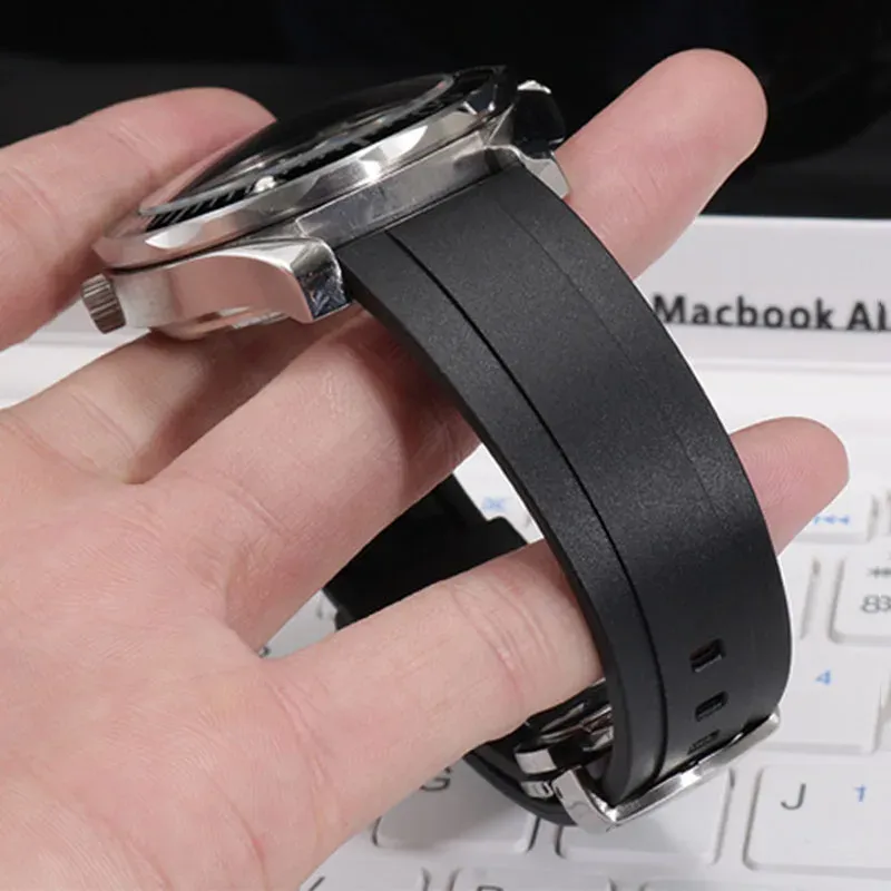 Bracelet caoutchouc 20 à 24 mm à libération rapide