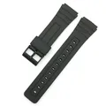 Bracelet caoutchouc Casio F-91W 12 à 22 mm étanche – Couleur du bracelet Black