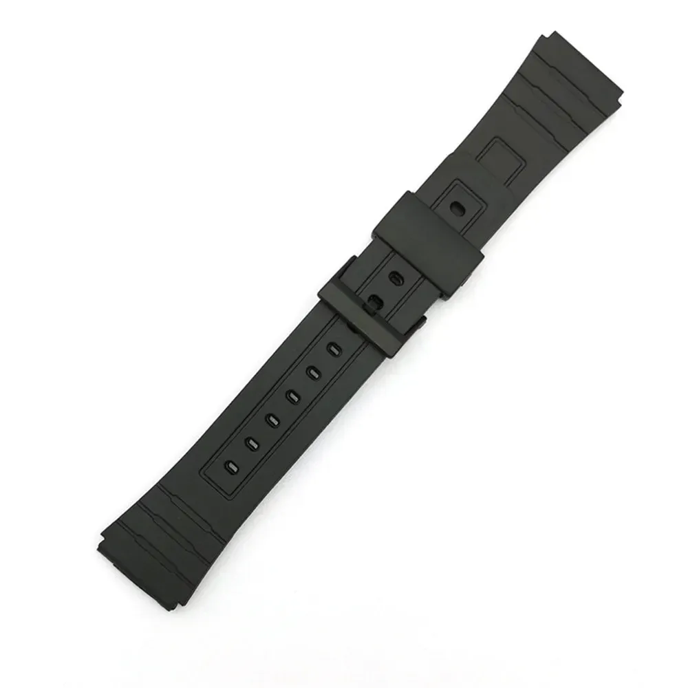 Bracelet caoutchouc Casio F-91W 12 à 22 mm étanche