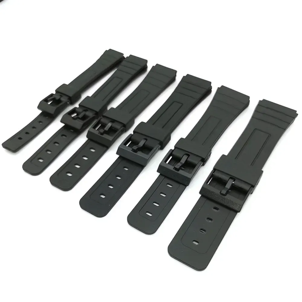 Bracelet caoutchouc Casio F-91W 12 à 22 mm étanche