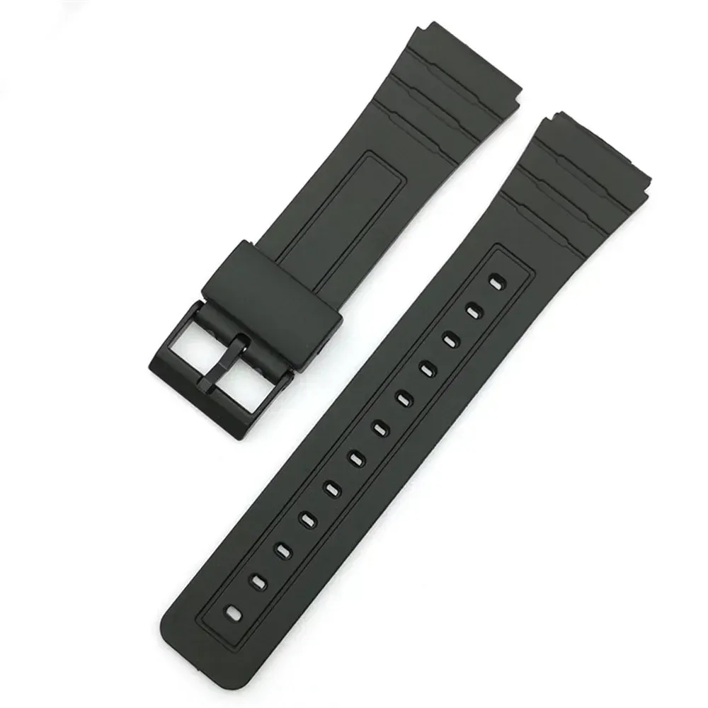 Bracelet caoutchouc Casio F-91W 12 à 22 mm étanche