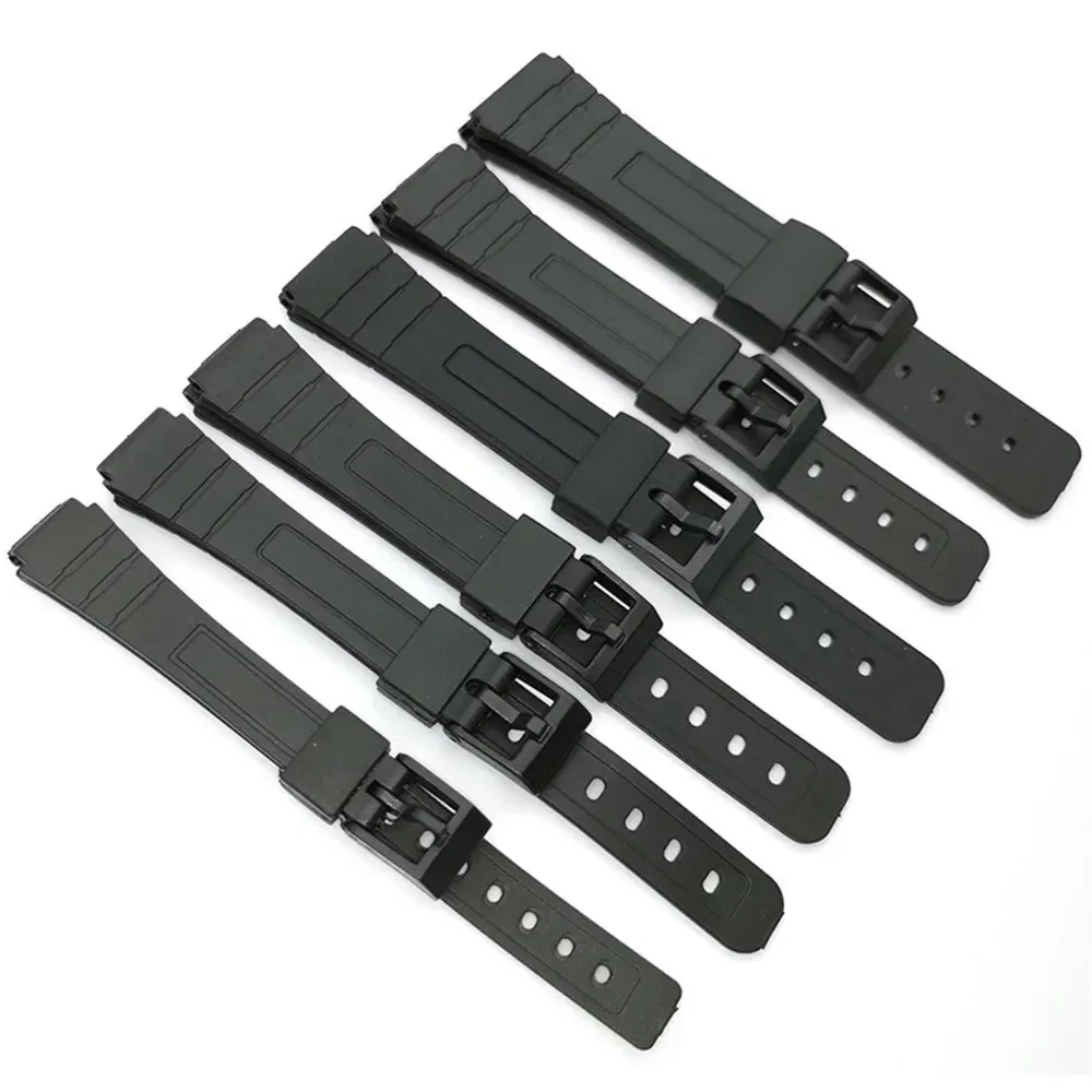 Bracelet caoutchouc Casio F-91W 12 à 22 mm étanche