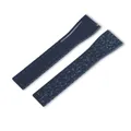 Bracelet caoutchouc FKM 18 à 24 mm à dégagement rapide – Couleur du bracelet Dark Blue