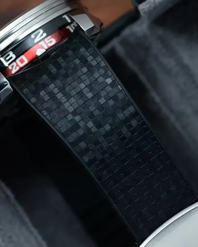 Bracelet caoutchouc FKM 18 à 24 mm à dégagement rapide