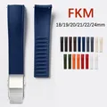 Bracelet caoutchouc FKM pour montre 18 à 24 mm – 1