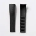 Bracelet caoutchouc FKM pour montre 18 à 24 mm – Couleur du bracelet Black-No buckle