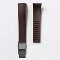 Bracelet caoutchouc FKM pour montre 18 à 24 mm – Couleur du bracelet Brown-Black Buckle