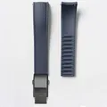 Bracelet caoutchouc FKM pour montre 18 à 24 mm – Couleur du bracelet Grey-Black Buckle