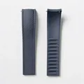 Bracelet caoutchouc FKM pour montre 18 à 24 mm – Couleur du bracelet Grey-No buckle