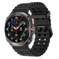 Bracelet caoutchouc pour Samsung Galaxy Watch 7 et 8 Ultra – Couleur du bracelet Black