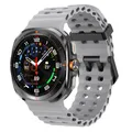 Bracelet caoutchouc pour Samsung Galaxy Watch 7 et 8 Ultra – Couleur du bracelet Gray