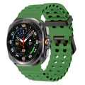 Bracelet caoutchouc pour Samsung Galaxy Watch 7 et 8 Ultra – Couleur du bracelet Light Green