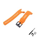 Bracelet caoutchouc pour Suunto 5 Spartan Trainer 22 mm – Couleur du bracelet Black buckle
