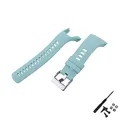 Bracelet caoutchouc pour Suunto 5 Spartan Trainer 22 mm – Couleur du bracelet Silver buckle