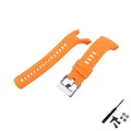 Bracelet caoutchouc pour Suunto 5 Spartan Trainer 22 mm – Couleur du bracelet Silver buckle