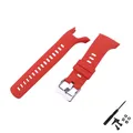 Bracelet caoutchouc pour Suunto 5 Spartan Trainer 22 mm – Couleur du bracelet Silver buckle