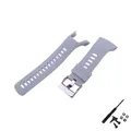 Bracelet caoutchouc pour Suunto 5 Spartan Trainer 22 mm – Couleur du bracelet Silver buckle
