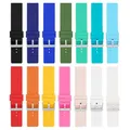Bracelet caoutchouc silicone 12 à 24 mm souple étanche – 1