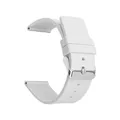 Bracelet caoutchouc silicone 12 à 24 mm souple étanche – Couleur du bracelet White
