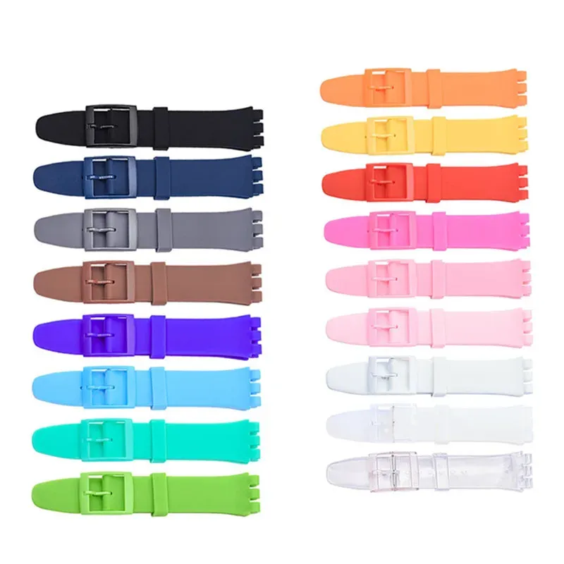 Bracelet caoutchouc sport 16 à 20 mm Swatch