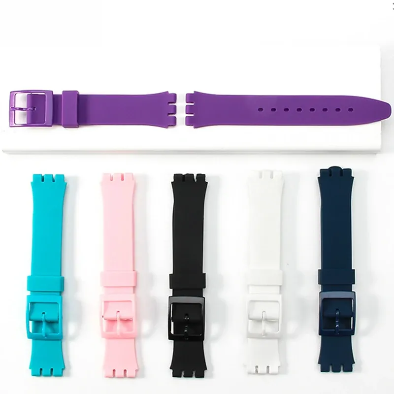 Bracelet caoutchouc sport 16 à 20 mm Swatch