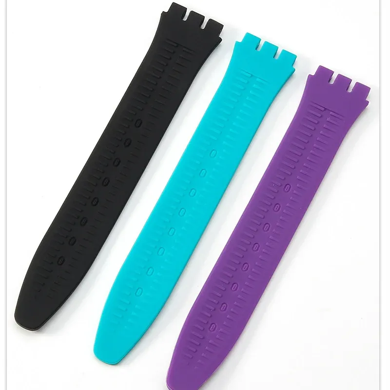 Bracelet caoutchouc sport 16 à 20 mm Swatch