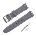 Bracelet caoutchouc sport 16 à 20 mm Swatch – Couleur du bracelet Gray