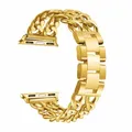 Bracelet chaîne acier pour Apple Watch 38 à 49 mm – Couleur Or (Or)