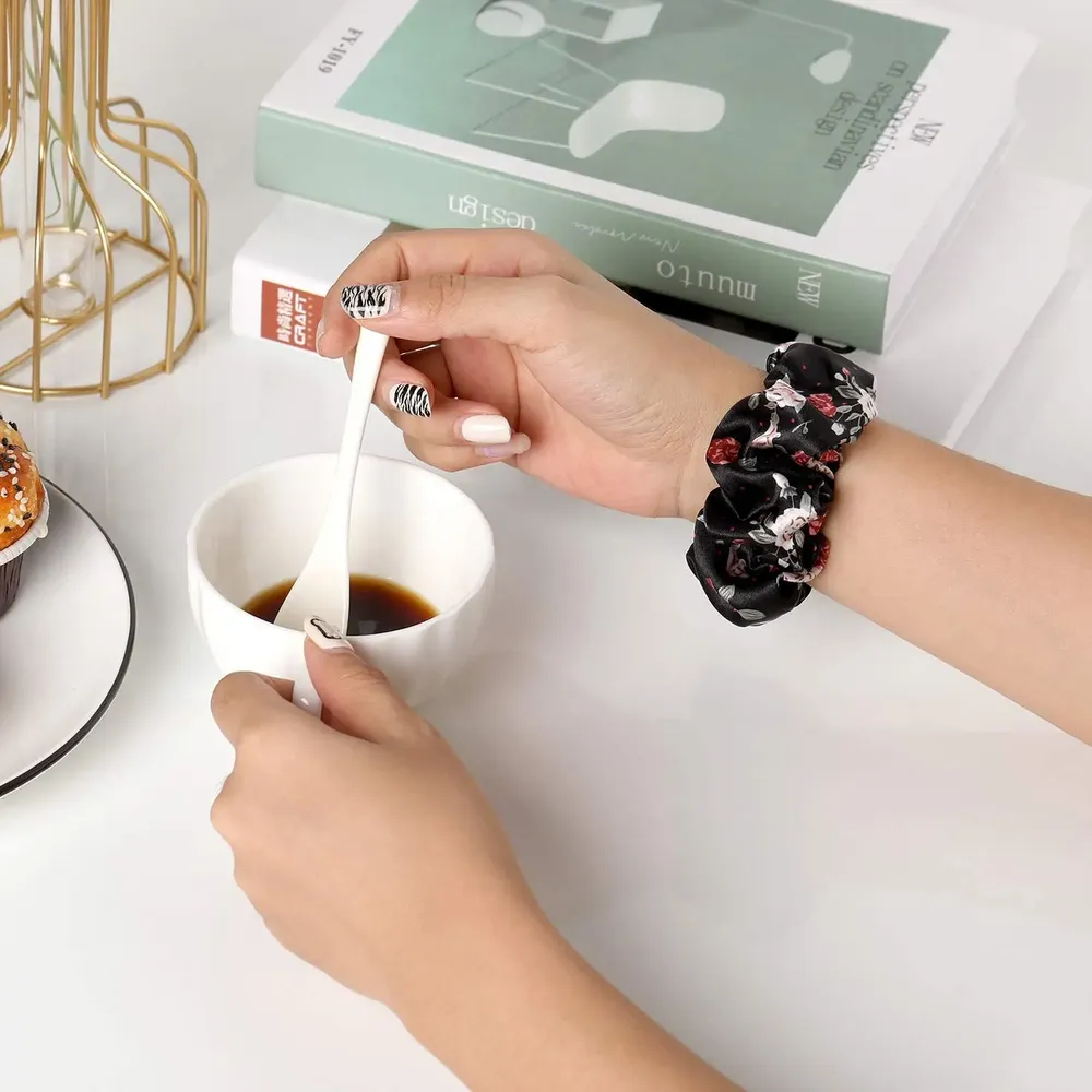 Bracelet chouchou nylon pour Apple Watch 38 à 49 mm