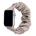 Bracelet chouchou nylon pour Apple Watch 38 à 49 mm – Couleur du bracelet Turmeric gold