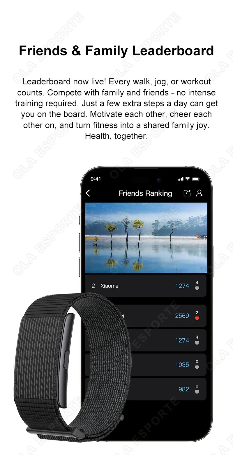 Bracelet connecté AI fréquence cardiaque pression artérielle