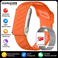 Bracelet connecté ECG HRV santé 3ATM – Color Orange